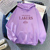 Slogan Graphic Hoodie Velvet Padded Hooded Sweatshirt