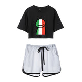 Dreamwastaken Men's Novelty Hoodies Dream Merch Shirt Printed Casual Fashion Loose Exposed Navel Suit
