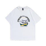 Men T Shirt Summer Casual Tops Men's Clothes Summer Wear Vintage Men's round Neck Short Sleeve Casual Loose Printed T-shirt