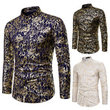 Men's Shirts Spring and Autumn Leisure Men's Fashion Long Sleeve Shirt