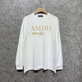 Amiri Long Sleeve T-Shirt Fashion Brand Long Sleeve T-shirt Shirt