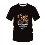 In Memory of Kobe T Shirt Summer Kobe Bryant Memorial Star