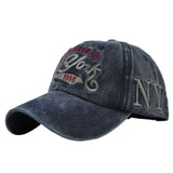 Yankee Baseball CAPR Stereo Embroidered Peaked Cap Retro Spring and Summer