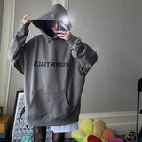 Fog Essentials Hoodie Fear of Fog Double Line Essentials Adhesive Three-Dimensional Letter Sweater Hoodie Couples Coat