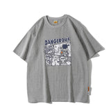 Man Summer T Shirt Round Neck Printed Half Sleeve Shirt