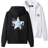 Amiri Hoodie Five-Pointed Star Letter Youth Sweater Men's Loose Casual Fleece-Lined Hoodie