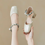 Nude Wide Fit Block Heels