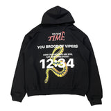 Rrr123 Hoodie Python Retro Loose Hooded Sweater for Men and Women