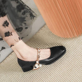 Nude Chunky Heel