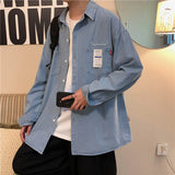 Denim Shirts Long Sleeve Loose Casual Jacket