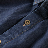 Denim Shirts Men's Long Sleeve Loose Casual Top Coat