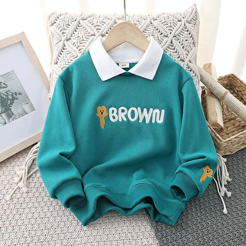 Children Hoodie Sweatshirts Autumn Boy Long Sleeve Casual
