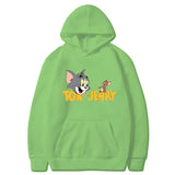 Tom and Jerry Hoodie Casual Fashionable Student Sweater