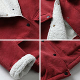 Beth Dutton Outfits Autumn Winter Coat Women's Loose Slimming Velvet Padded Thickened Coat