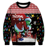 Black Christmas Sweater 3D Printed Christmas Funny Pattern Hooded Sweater