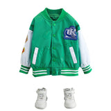 Toddler Boys Jackets Boy's Autumn Coat Children's Baseball Uniform