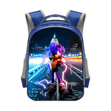 Sonic Backpack Sonic Elementary School Student Polyester School Bag Reflective Stripe Backpack