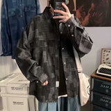 Denim Shirts Spring/Autumn Denim Shirt Men's Long Sleeve Casual Loose Jacket