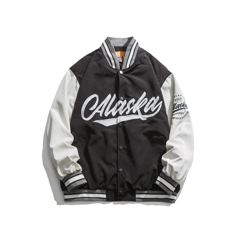 Letterman Jacket Outfit Senior Jackets Varsity Baseball Coat Spring and Autumn Loose Jacket Male Trendy Casual Jacket