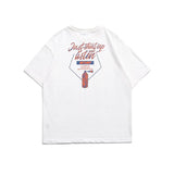 Men T Shirt Summer Casual Tops Men's Clothes Summer Wear Retro Men's round Neck Short Sleeve Casual Loose Printed T-shirt Fashion