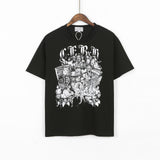 Cavempt Ce Cav @ Empt Ce Cartoon Print Harajuku Style Male and Female Couple Short Sleeve
