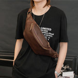 Lulu Belt Bags Men's Waist Bag Pu Fashion Outdoor Leisure