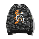 Bape Sweatshirt Camouflage Ape Crew Neck Sweater