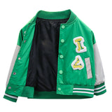 Toddler Boys Jackets Boys' Baseball Jacket Coat Cardigan Jacket Autumn Clothing
