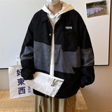 Corduroy Patch Jacket Coat Jacket Men's Spring and Autumn