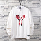 In Memory of Kobe Hoodie Commemorative Kobe round Neck Sweater Winter Fleece-Lined