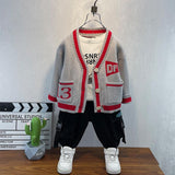 Toddler Boys Sweater Boys' Cardigan Sweater Autumn Sweater