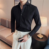Men Shirts Casual Long Sleeve Shirt