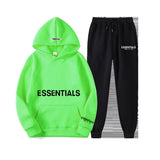 Fear Of God Fog Essentials Hoodie & Sweatpant 2 Piece Set For Men And Women