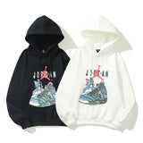Tom and Jerry Hoodie Autumn and Winter Cat and Mouse Printed Hooded Sweater Loose Men and Women