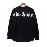 Palm Angels Back Letter Printing High Street Loose Base Shirt Long-Sleeve T-shirt