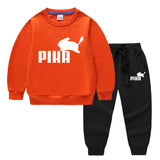 Children Pokemon Pikachu Hoodie & Pant Set Two-Piece Cotton Sweater Set