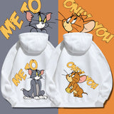 Tom and Jerry Hoodie Hooded Loose Autumn Winter Sweater Men's Jacket