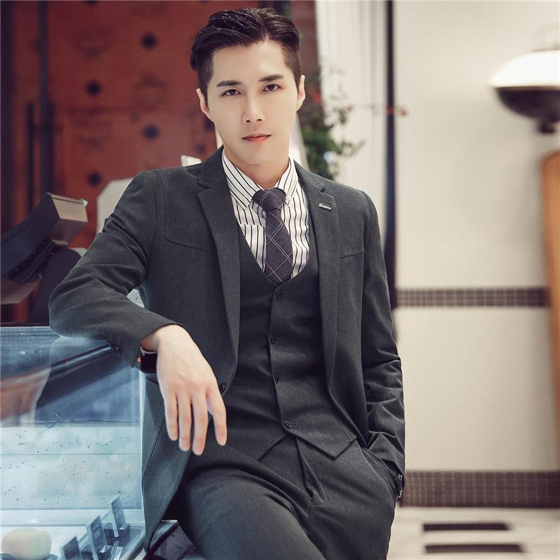 Casual Groom Attire Tuxedo Suits for Men Business Men Suit Winter Suit Men's Casual Business Suit