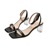 Nude Block Heel Sandals