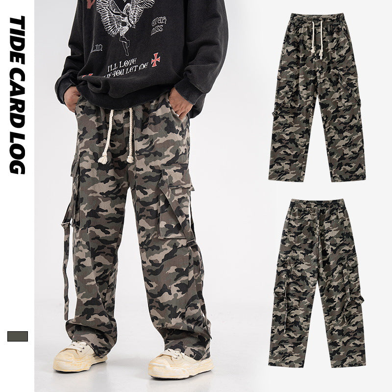 Men Cargo Pants Camouflage Pants Male and Female Overalls Trousers