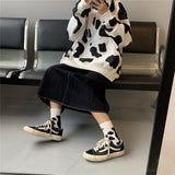Gothic Lolita Harajuku Style Clothing Hooded Sweater Versatile Student Mid-Length Coat