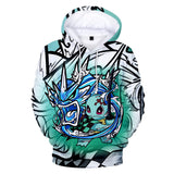 Men and Women Pokemon Pikachu Coat Autumn Winter Sweater Digital Printing 3D Hooded Long Sleeve