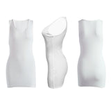 Spring and Summer Camisole Deep V-neck Slim Fit Sexy Short Skirt