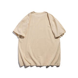 Men's T Shirt Summer Casual Tops Short Sleeve T-shirt Men's round Neck Half Sleeve Harajuku Style Fashion Cropped Sleeve