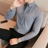 Men Shirts Plaid Shirt