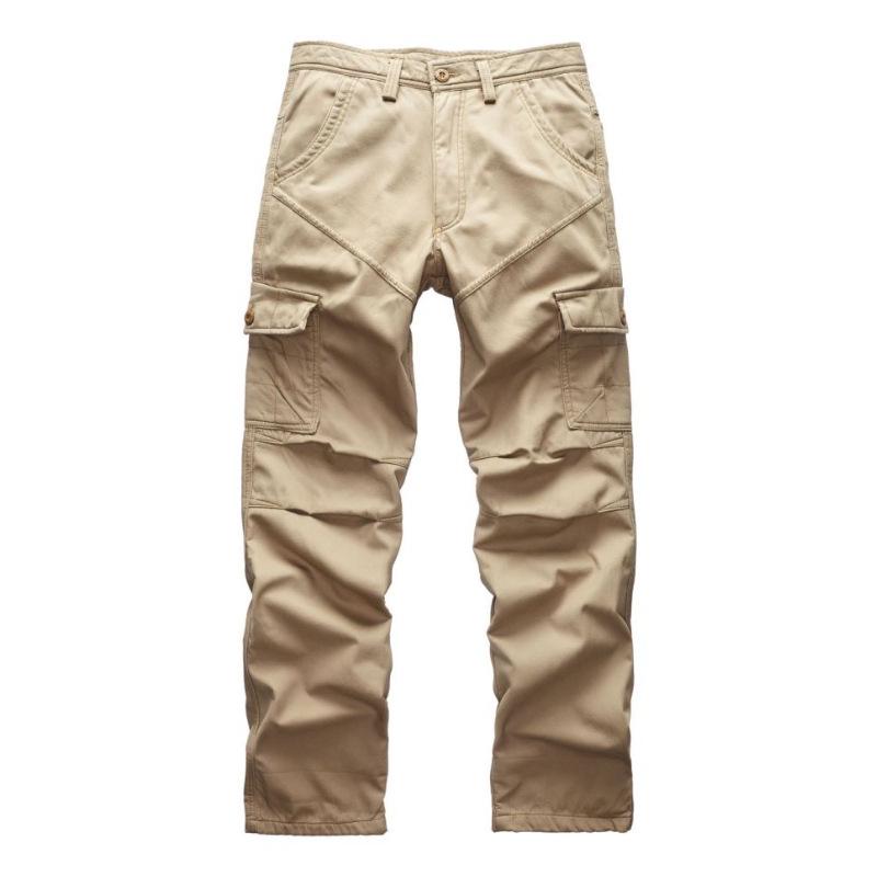 Tactics Style Outdoor Casual Pants Men's Casual Pants Multi-Pocket Oversized Cargo Pants Men's Straight Outdoor Tactics Pants