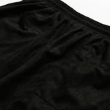 Men Shorts Lightning Embroidery Pattern Sweatpants