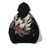 Varsity Jacket Nine-Tailed Fox Embroidered Hoodie