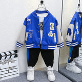 Toddler Boys Jackets Children's Clothing Boys' Baseball Jacket Coat Children's Spring and Autumn