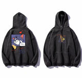 Tom and Jerry Hoodie Winter Clothing Autumn Hooded Sweater Autumn and Winter